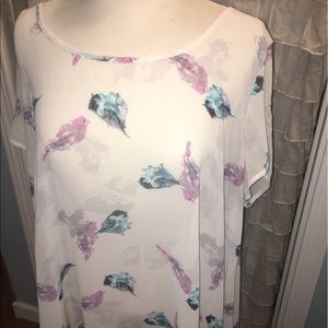 TORRID Chiffon Bird Tee