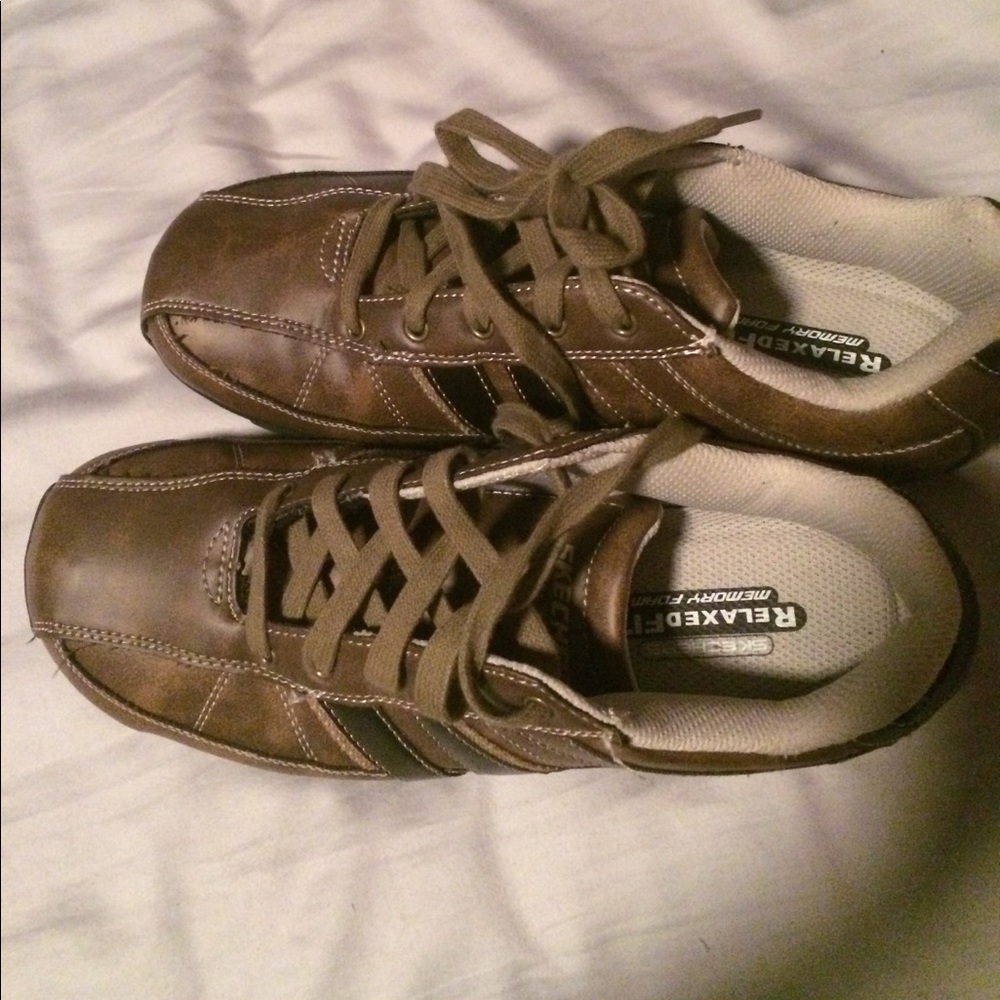 Skechers brown shoes