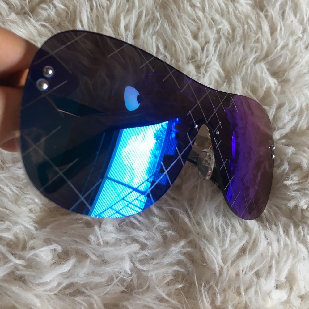 ☀️"Summer Daze" Shield Runway Sunglasses aviators - Picture 2 of 5