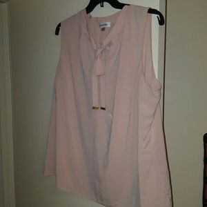 Calvin Klein 2X sleeveless blouse