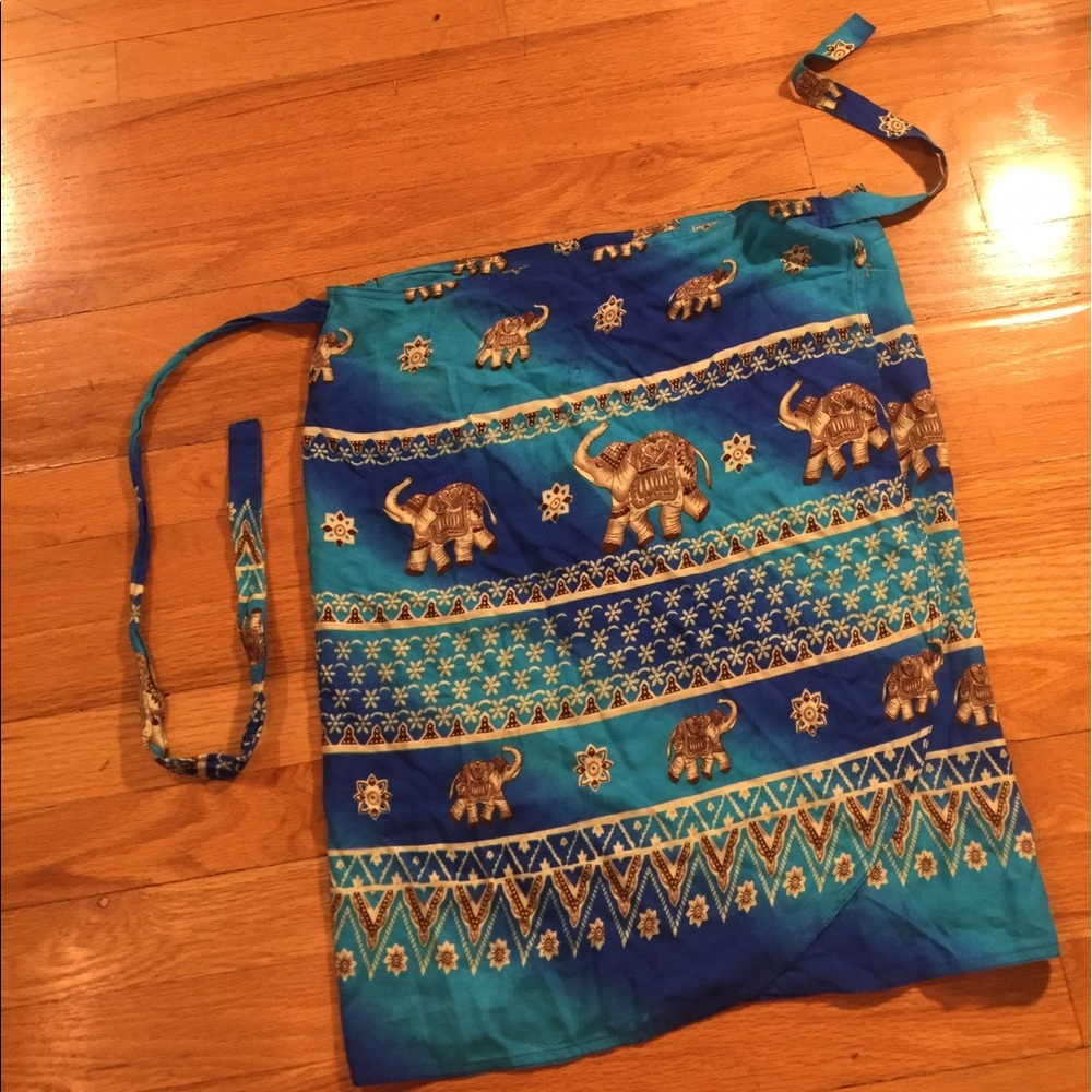 Banana Split 100% rayon wraparound swim cover