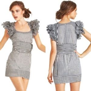 Flirty French Connection Mini Dress w/ Belt