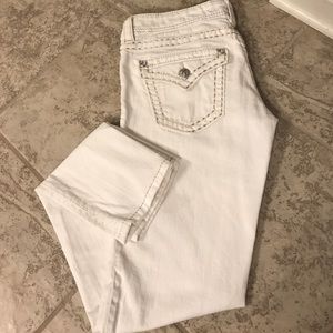 White Miss Me Skinny Jeans