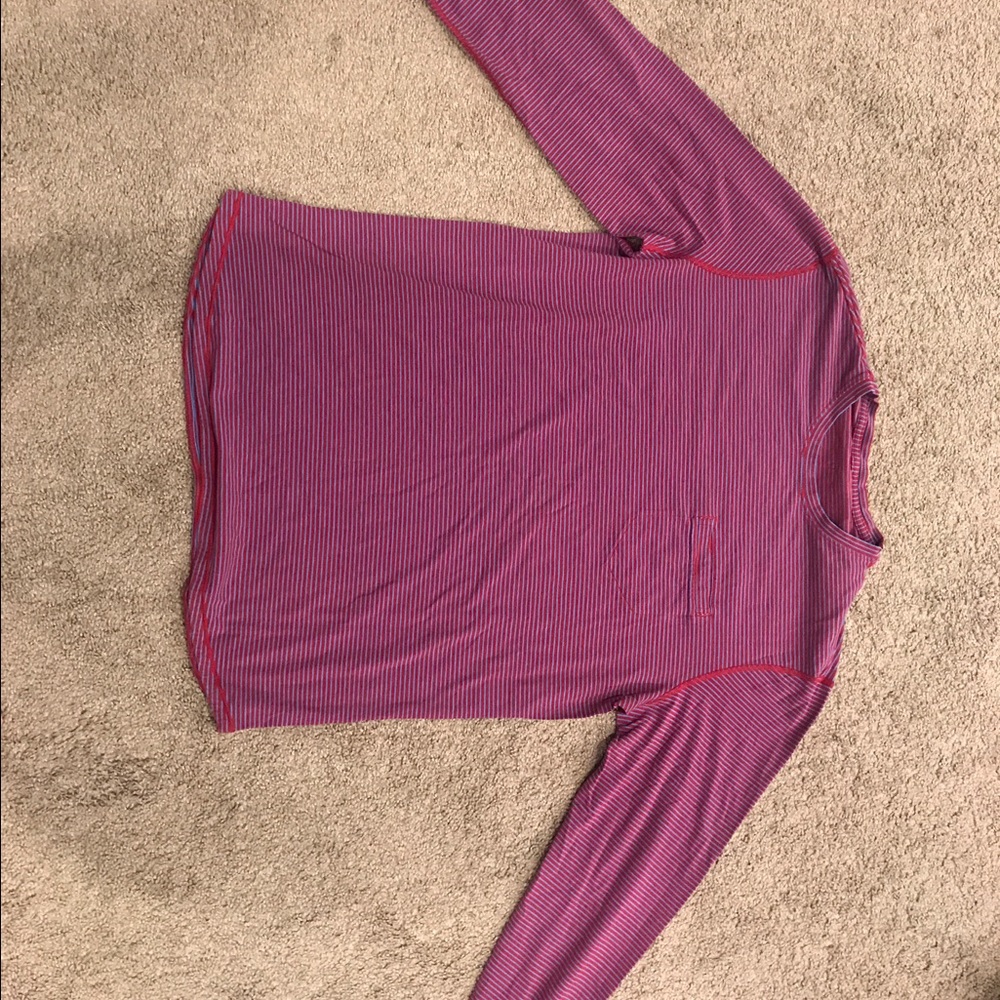 Little new men's long sleeve lululemon t shirt