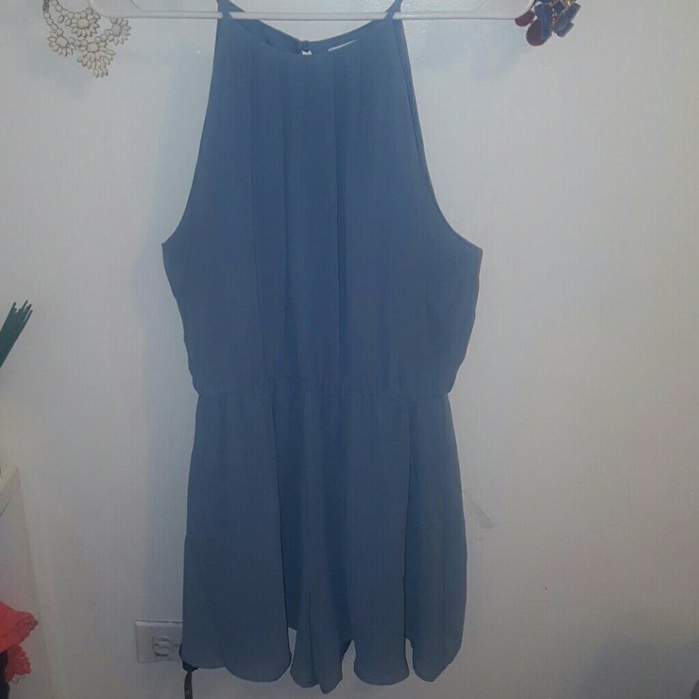 Spaghetti strap romper