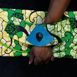 Quilted.Oversized clutch