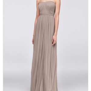 Davids Bridal Convertible-Style F15782 in Biscott