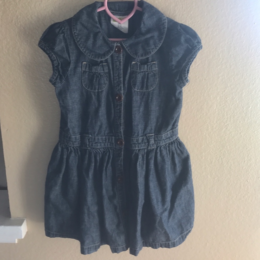 Girls denim dress.