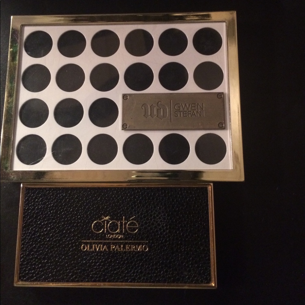 Urban decay palette and ciaté London palette