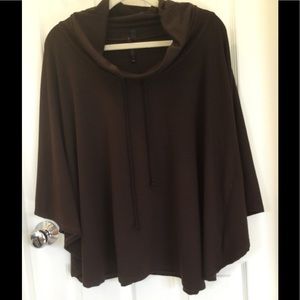 Pullover cowl neck sweatshirt