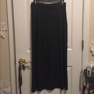 Dark grey maxi skirt from J. Crew