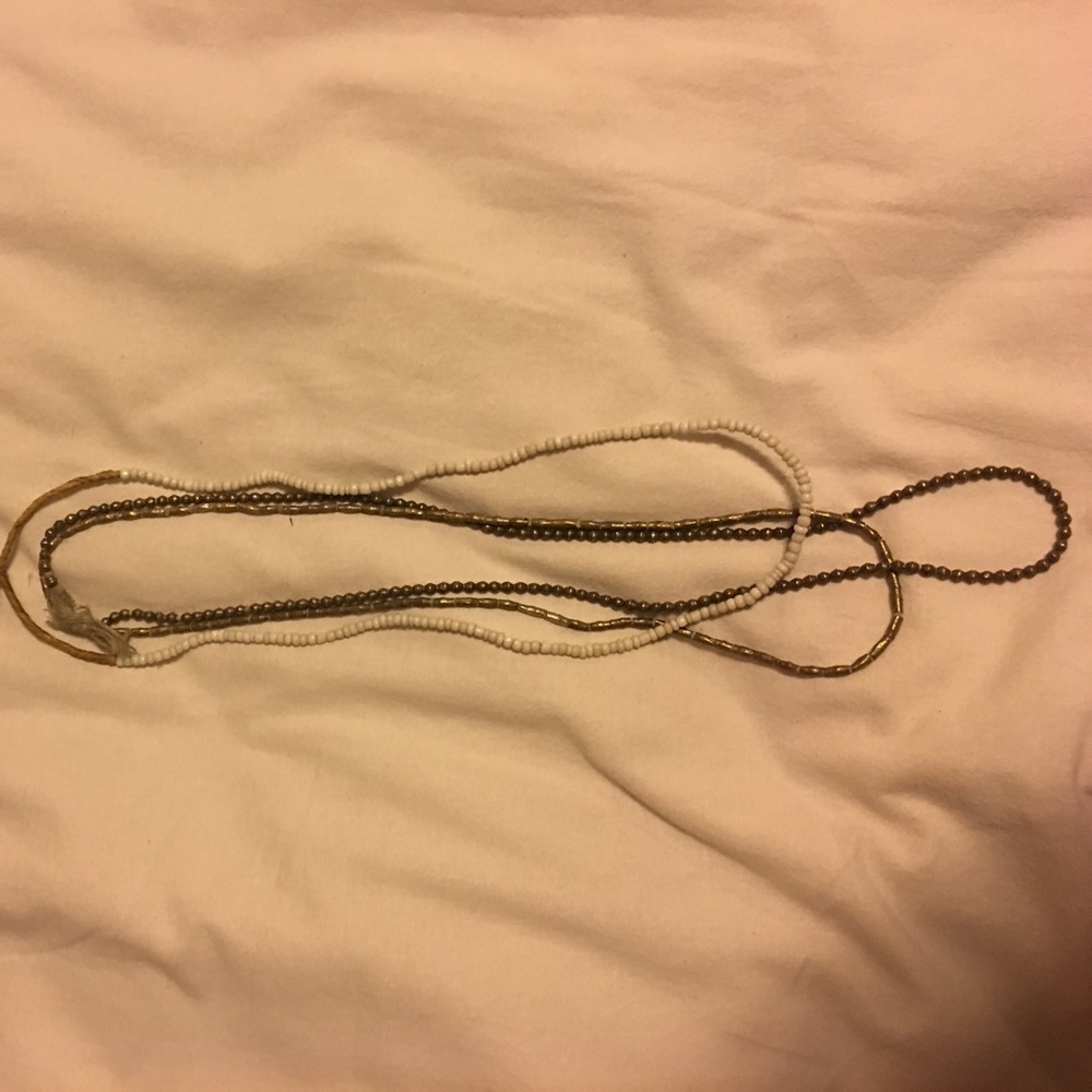 Twine and Twig layering necklaces