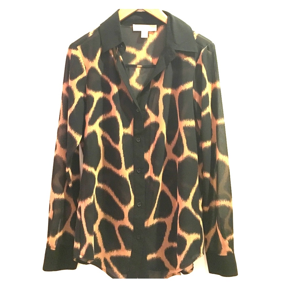 Michael Kors print blouse