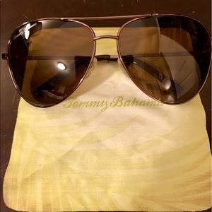 Tommy Bahama Polarized Women Aviator Sunglasses