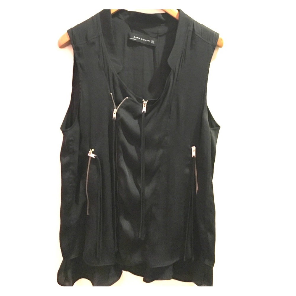 Paris Zara zipper top