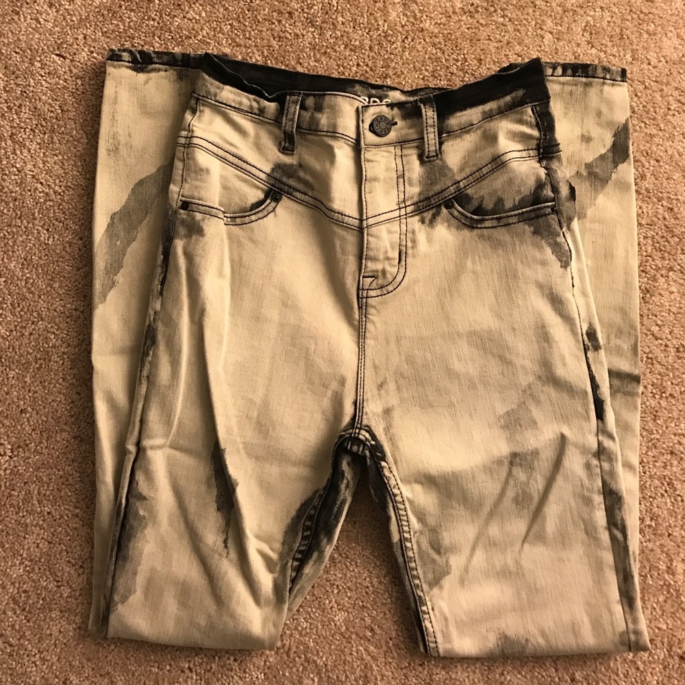 Tie dye jeans