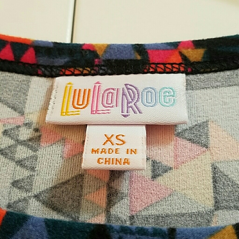 REDUCED EUC Geometric Lularoe Carly dress!!!