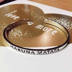 Hakuna Matata Inspirational Bangle