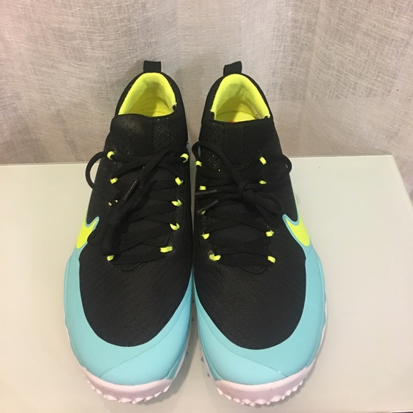 Nike F Premier Golf Shoes Black Turquoise Nike F Premier Golf Shoes Black Turquoise