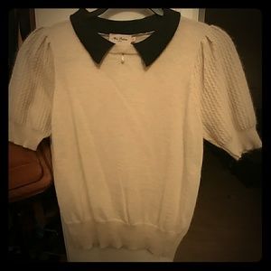Miss Patina Peter Pan Collar Sweater Top