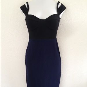 Asos bodycon double shoulder strap dress size 6