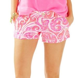 NWOT Lilly Pulitzer Walsh Shorts Getting Steamy