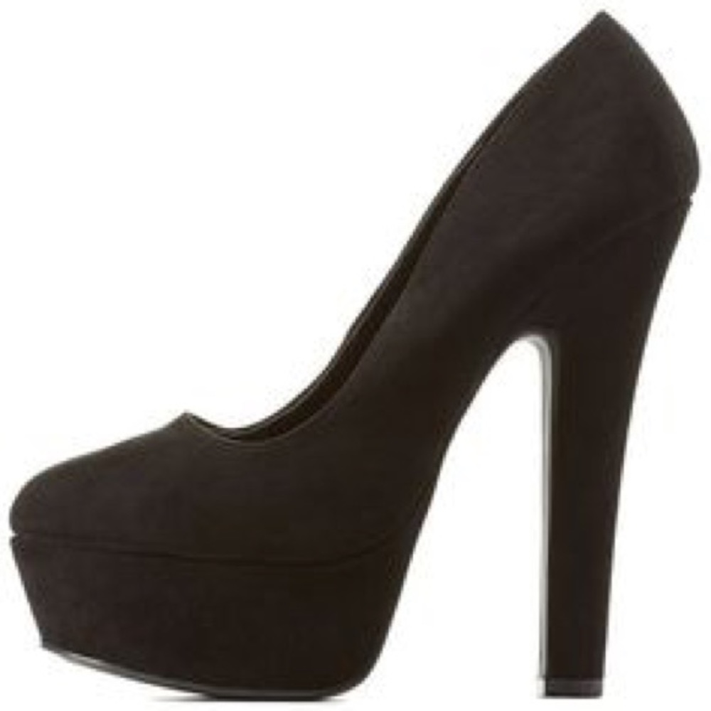 Charlotte Russe black stiletto pumps