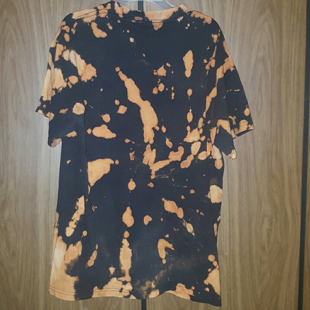 Custom bleach Tie-dyed Jimmy Hendrix T shirt. - Picture 3 of 3
