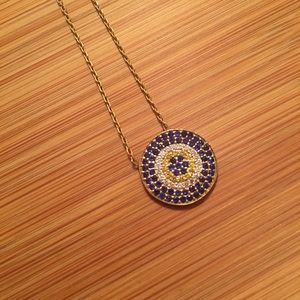 Gold Evil Eye Necklace