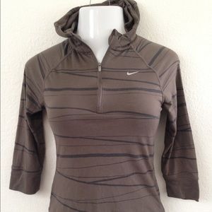 Nike running Dri fit women's small zip up hoodie
