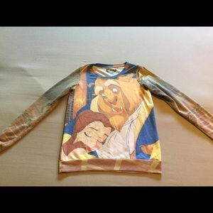 Disney Hot Topic Beauty and the Beast Pullover