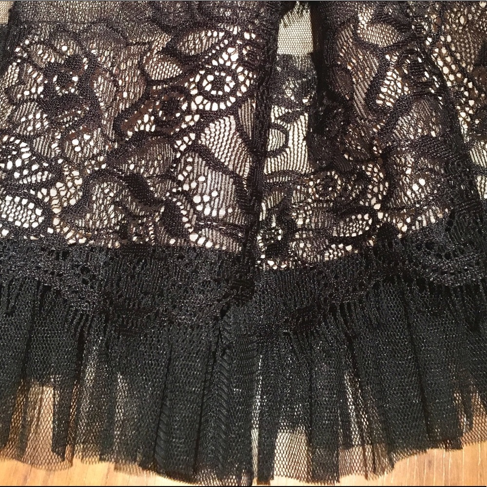 Black and beige puffy skirt - Picture 2 of 6
