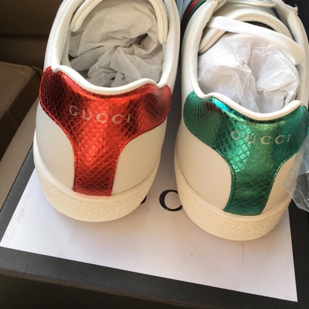 Gucci embroidered shoes (snake) - Picture 4 of 4