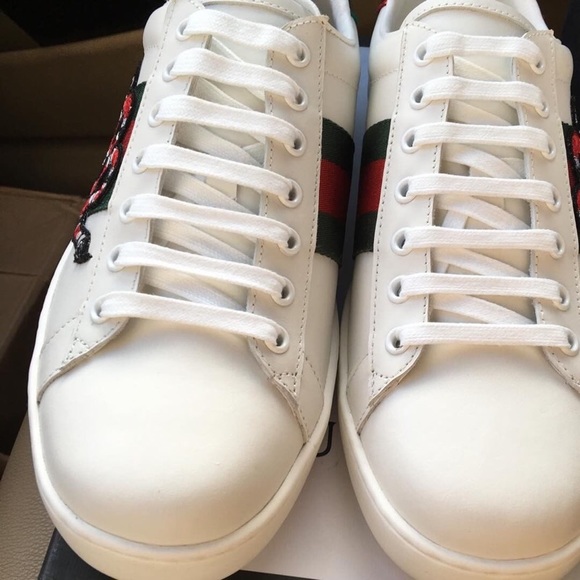 Gucci embroidered shoes (snake) - Picture 2 of 4