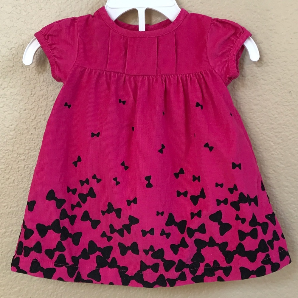 Carters hot pink corduroy dress.