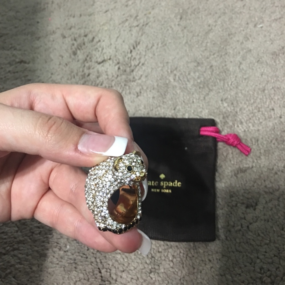 Kate spade polar bear ring.
