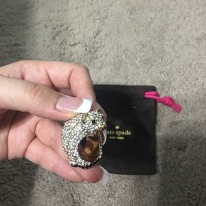 Kate spade polar bear ring.