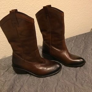 jessica simpson brown cowgirl boots