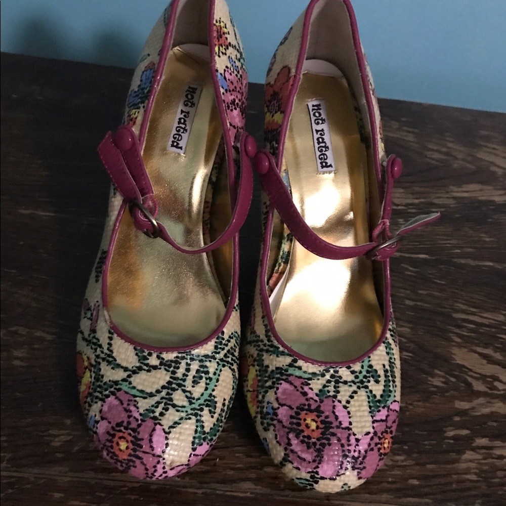 Floral heels