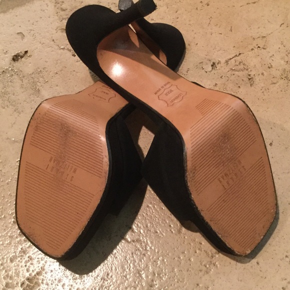 Stuart Weitzman Black/Crystal Heels - Picture 4 of 4