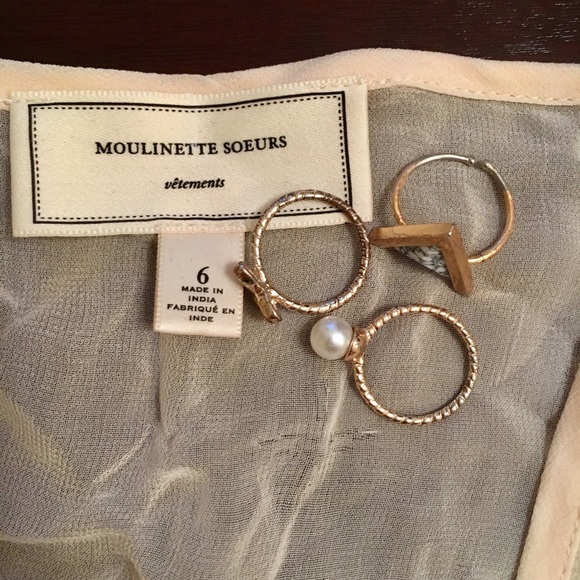 NWOT Anthropologie Sheer Sequined Tank - Picture 3 of 5