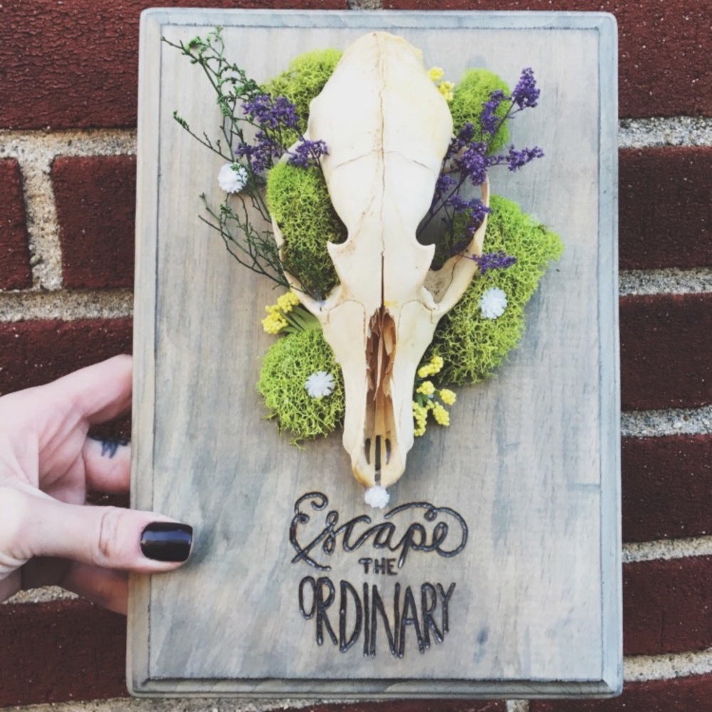 Custom Woodburn Piece