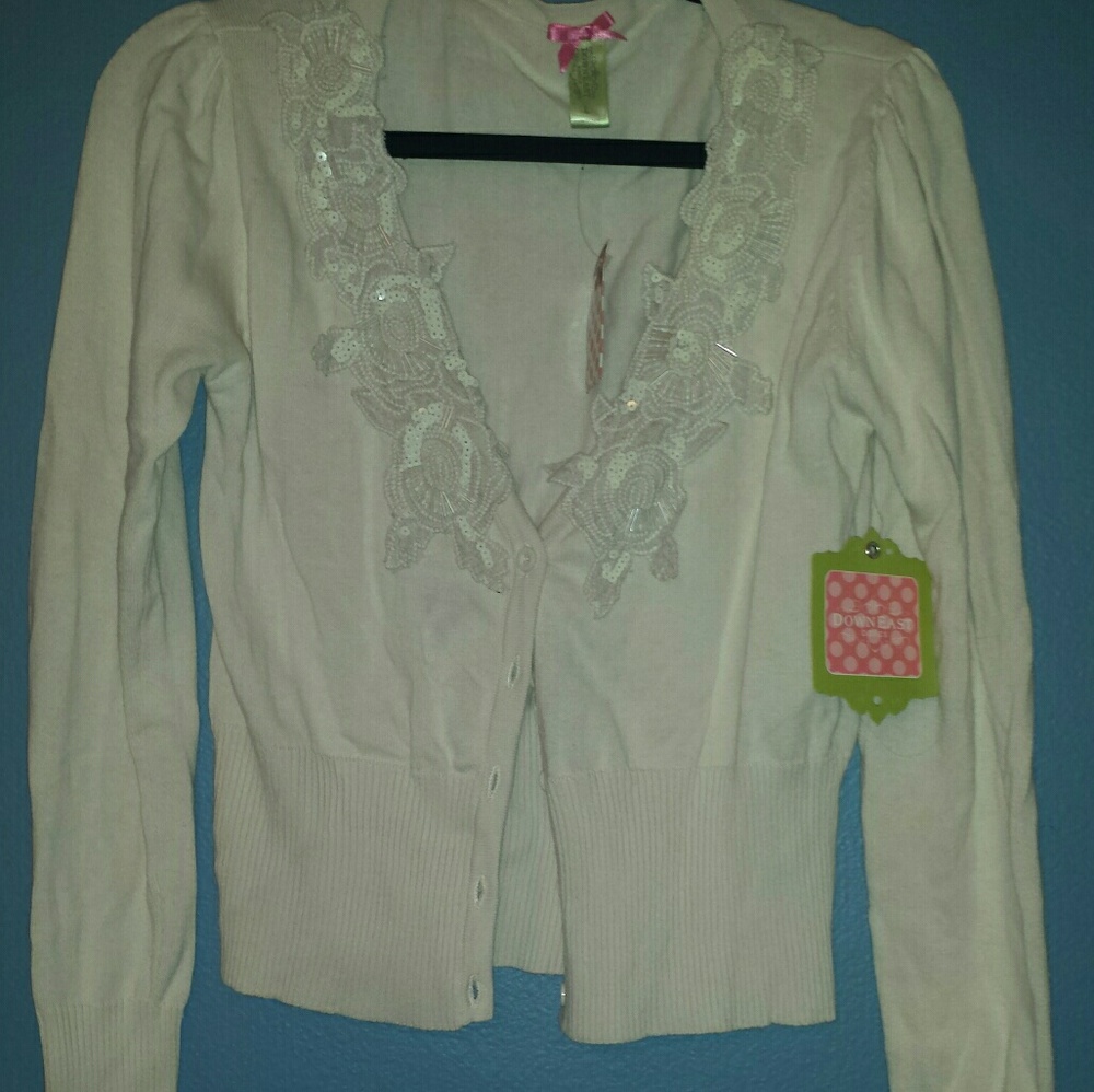 Downeast Basics Anniversary Cardigan L