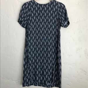 H&M Giraffe Print Shirt Dress, size 4