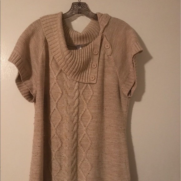 Cable-Knit Sweater Dress - Picture 1 of 4