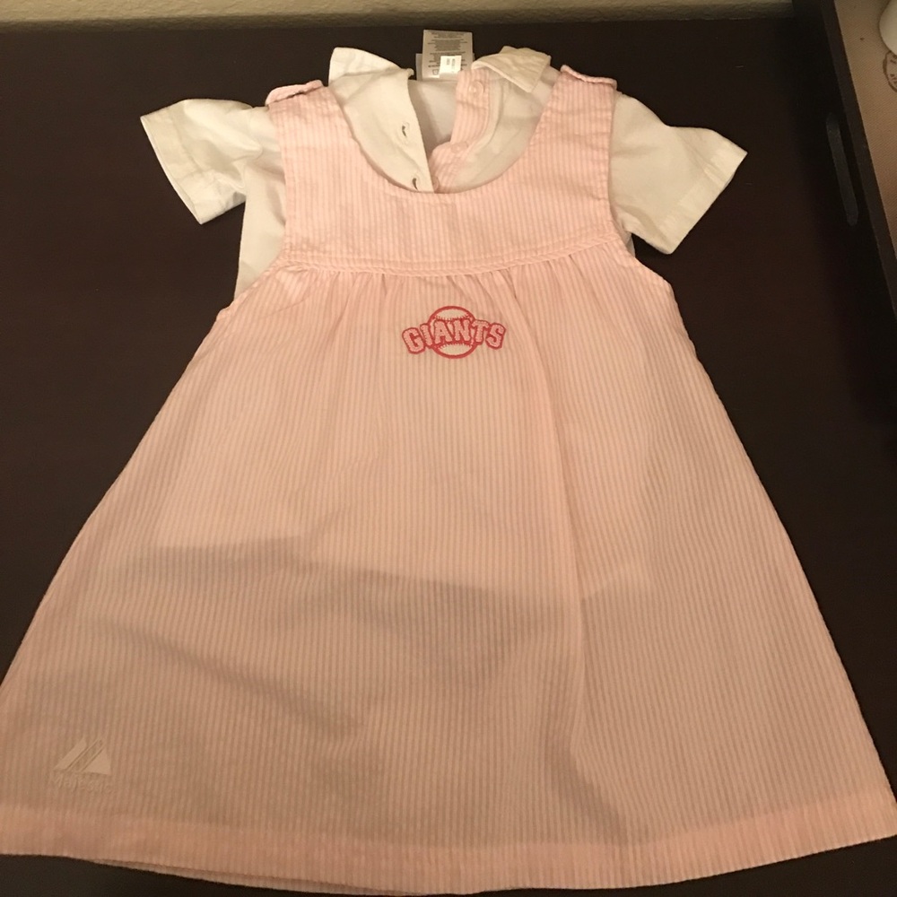 Toddler Giants Baseball Dress