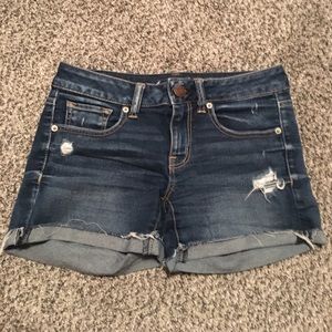 American Eagle Denim Midi Shorts
