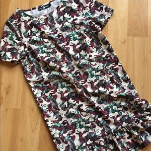Asos short sleeve multi camo dress. Size small.