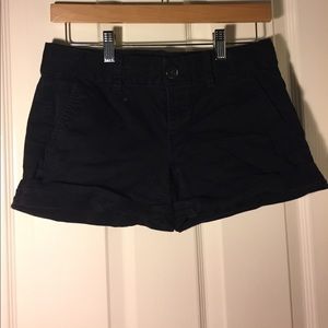 Simple black shorts from AE