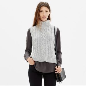 Madewell Turtleneck Sweater-vest | pullover Medium